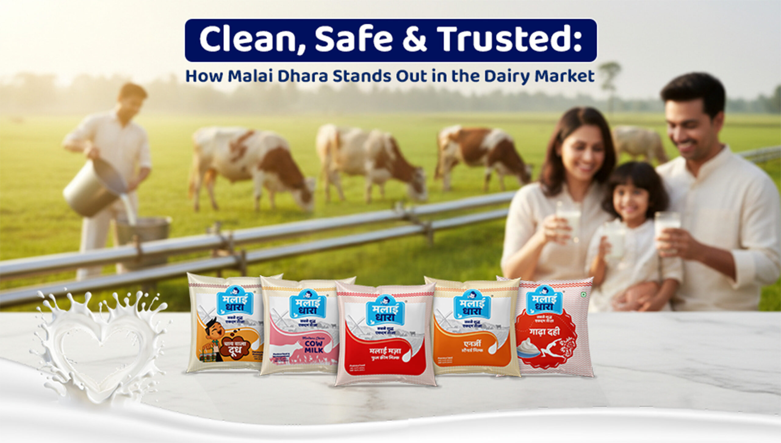 Clean, Safe & Trusted: How Malai Dhara Stands Out in the Dairy Market